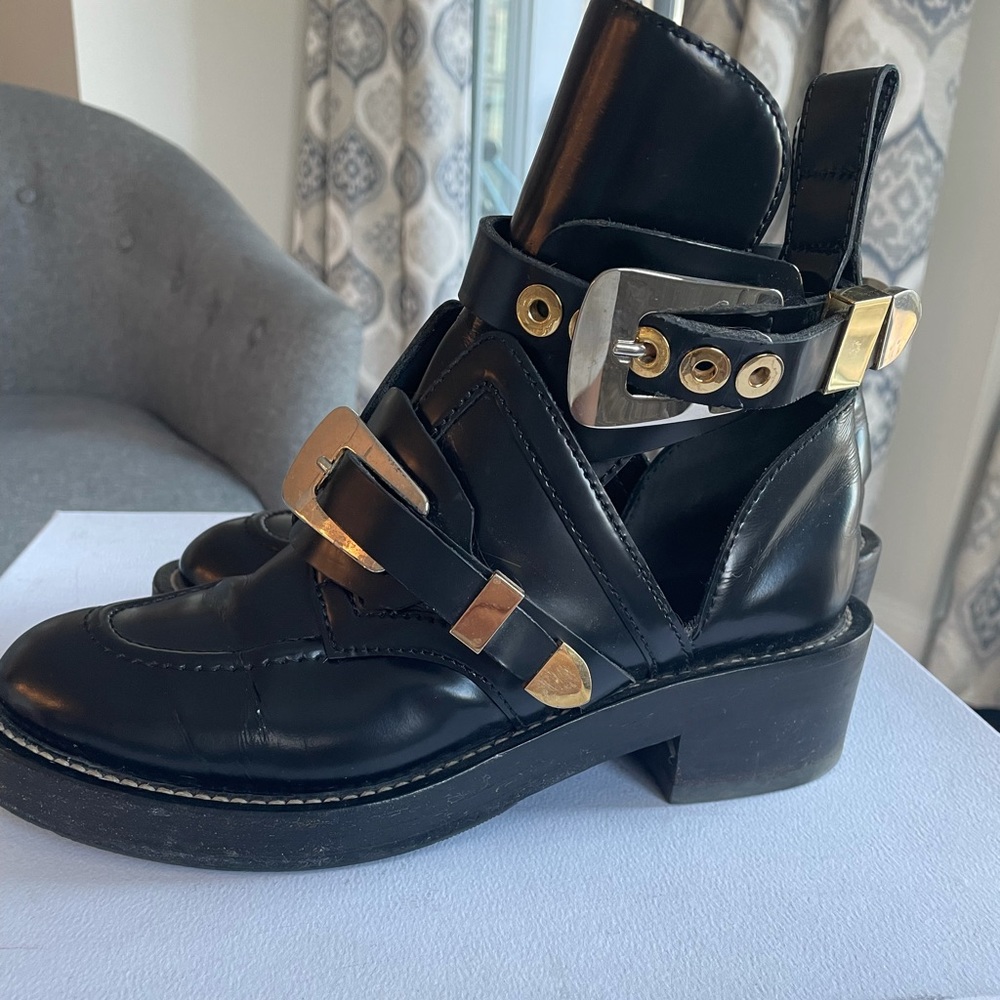 Authentic Balenciaga boots .